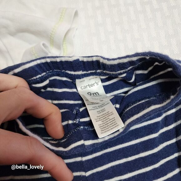 🏖 9 Months Baby Infant Onesie and Footed Pants (2 Pieces Total) - Picture 3 of 3